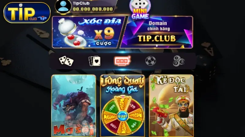 Về chúng tôi TIPclub có kho game hấp dẫn